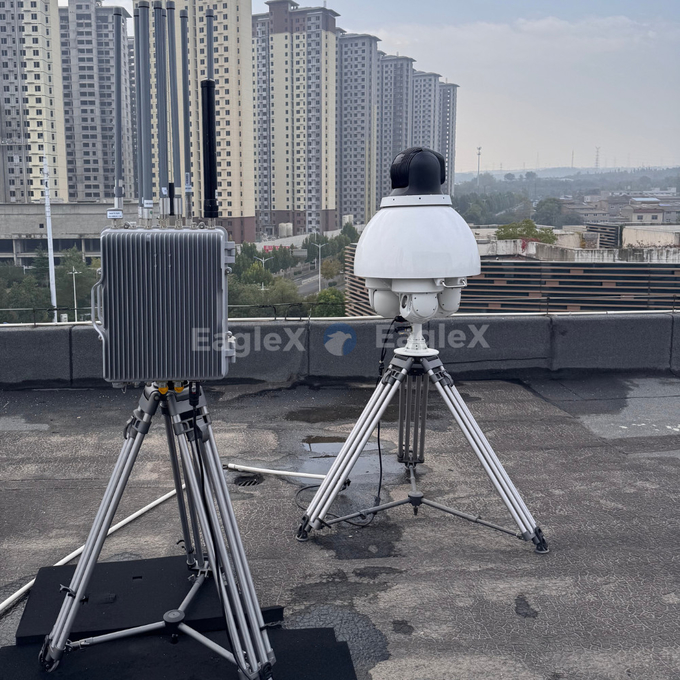 24/7 AI Güçlü RF-Optoelektronik Drone Detektörü Algılama, Tanımlama ve Takip Sistemi 0