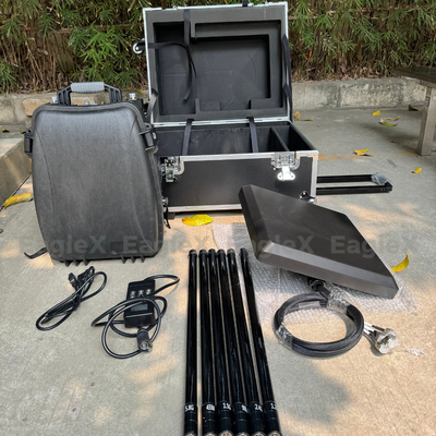 2KM Askeri Polis Tarayıcısı Jammer Sırt Çantası Drone Jammer Omnidirectional & Directional Antenna