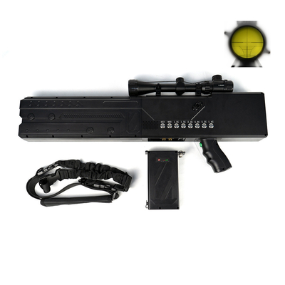 2KM Sakatlama 8 Kanal Anti Drone Silahı 433MHz -5.8G Taşınabilir Anti Drone Sakatlayıcı