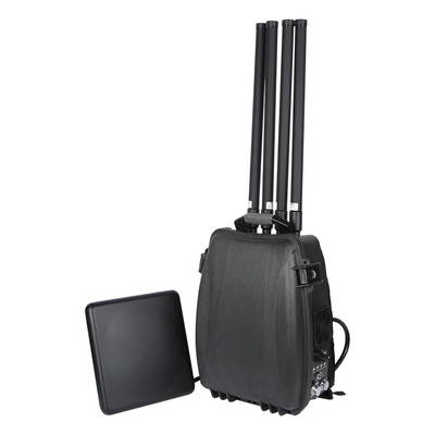Sırt çantası 900M GPS Scrambler 2.4G 5.8G Omnidirectional Antenna GPS Engelleme Cihazı