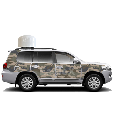 Land Cruiser Full Frequency Drone Jammer RF Amplifier Araç Montajlı Sinyal Bozukluğu Askeri, Polis, Denetim için