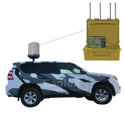Toyota Prado Modified Vehicle Drone tespiti ve engelleme 360 tam hava sahası
