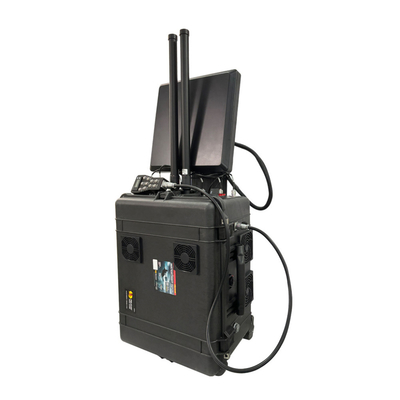 3000M mesafe Trolley taşınabilir anti drone jammer 3 kilometre drone sinyali engelleme