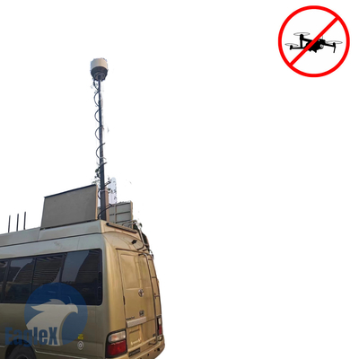 5KM Karşı Drone Sistemi 30MHz-6GHz UAV FPV Engelleme Çözümü