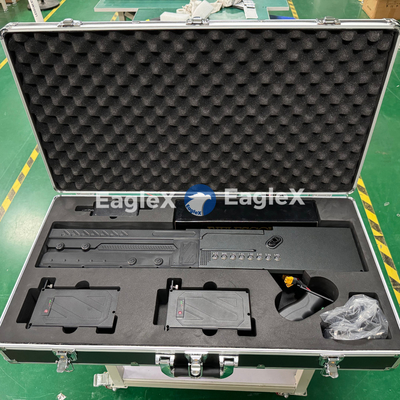 Çakıştıran 8 frekanslı 2000M Anti FPV Drone Gun 433MHz -5.8G El taşınabilir Drone Jammer
