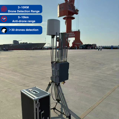 IP66 Koruma Seviyesi, Pasif Radyo Gözetiminde Geniş Frekans Kapsamı ve Yüksek Doğruluk için Drone Detektörü