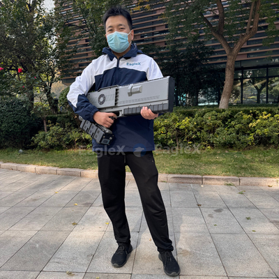 5KM algılama algılayıcısı ve 0-3km engelleme mesafesi ile taşınabilir el Drone Jammer Gun