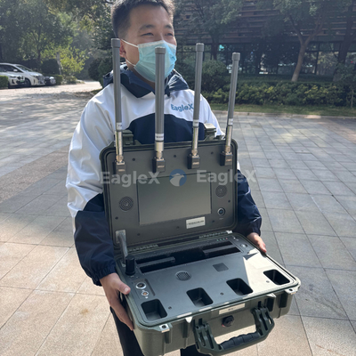 8-10KM FPV UAV Drone Detection Range Gerçek Zamanlı Pilot Konumu ile El Drone Detektörü