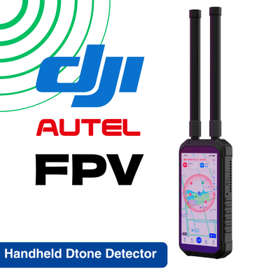 FPV El Drone Detektörü 4KM 4000M Uzun Menzilli Mobil Taşınabilir DJI UAV AUTEL Detektör Pasif Detektör De Drones