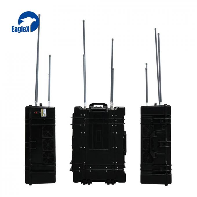 1.5KM uzaklık taşınabilir anti drone jammer 20MHz-6000MHz drone sinyal karıştırıcı 0