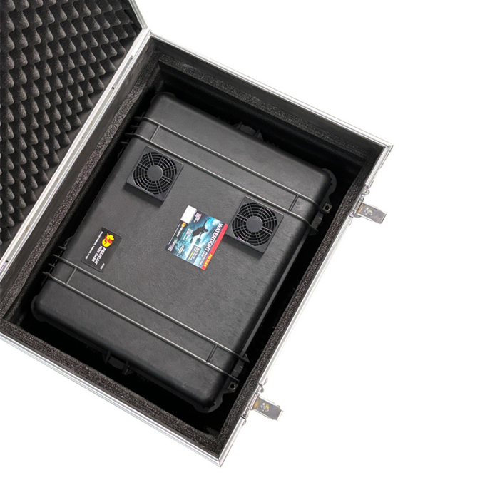 8 Kanal 3KM Trolley Style Drone Jammer 1.2GHz 1.4GHz 1.5GHz 2.4GHz 5.2GHz 5.8GHz 0