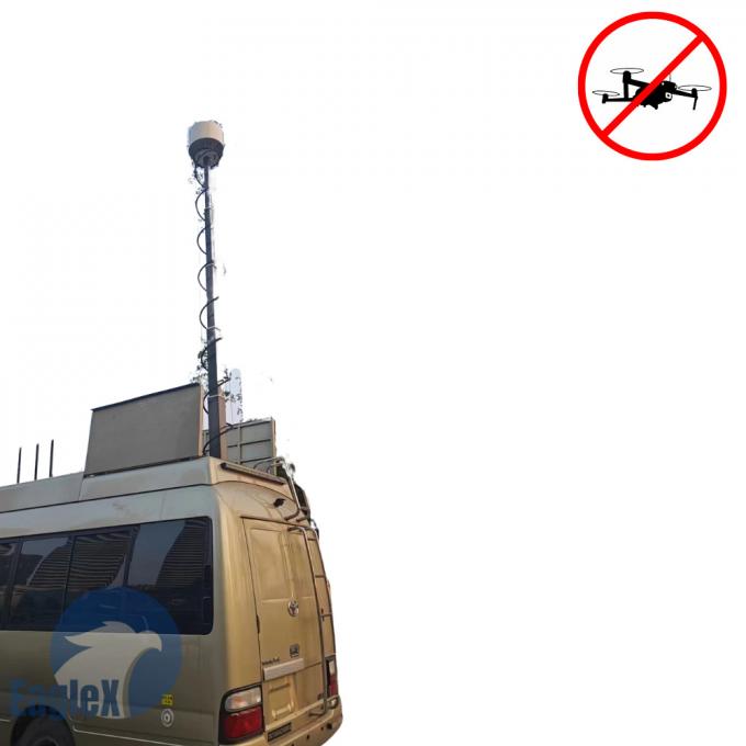 5KM Karşı Drone Sistemi 30MHz-6GHz UAV FPV Engelleme Çözümü 0
